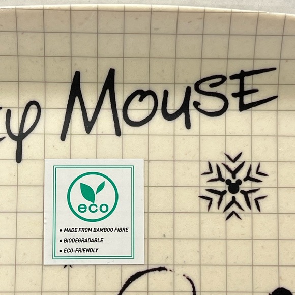 Disney Mickey Mouse Plate Set of 4 Tabletop Holiday Gourmet Christmas Plates mom - Picture 9 of 16